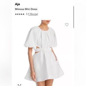 Aje Mimosa Mini Dress in White